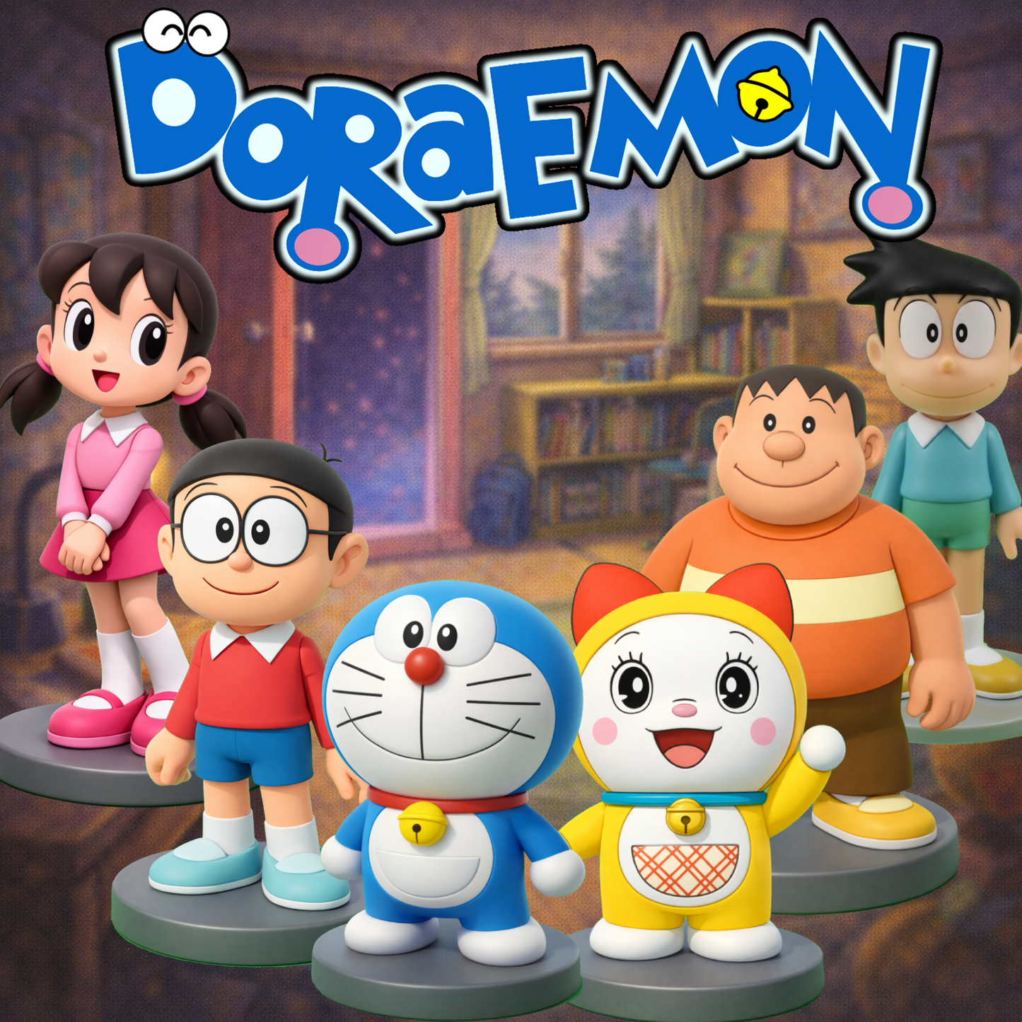DORAEMON PACK (6 FIGURAS)