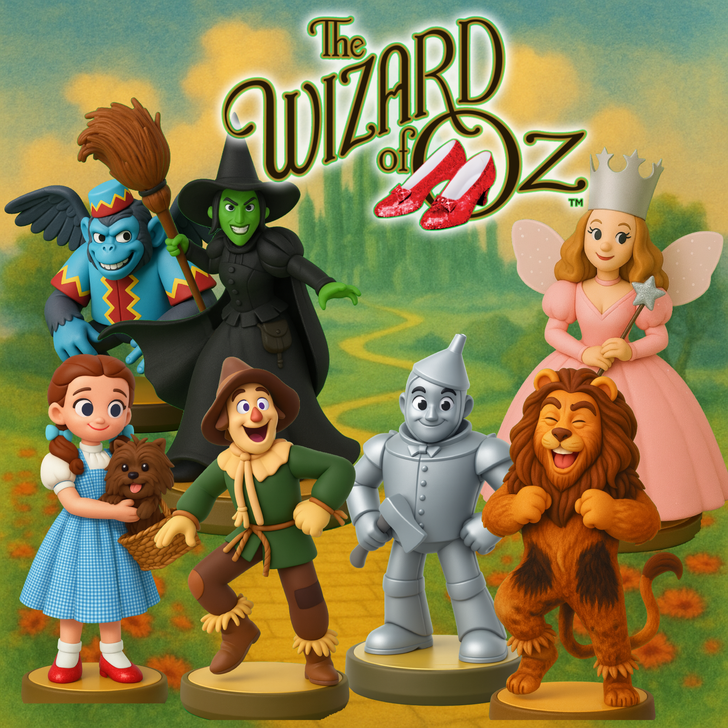 THE WIZARD OF OZ PACK (7 FIGURES)