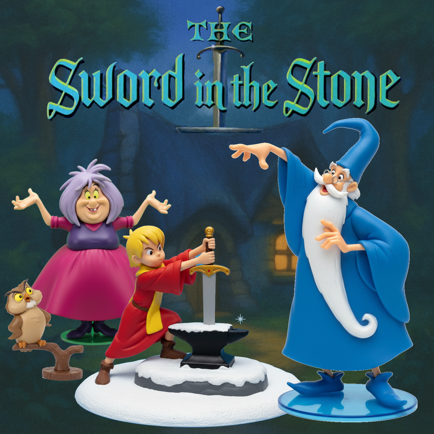 THE SWORD IN THE STONE PACK (4 FIGURES)