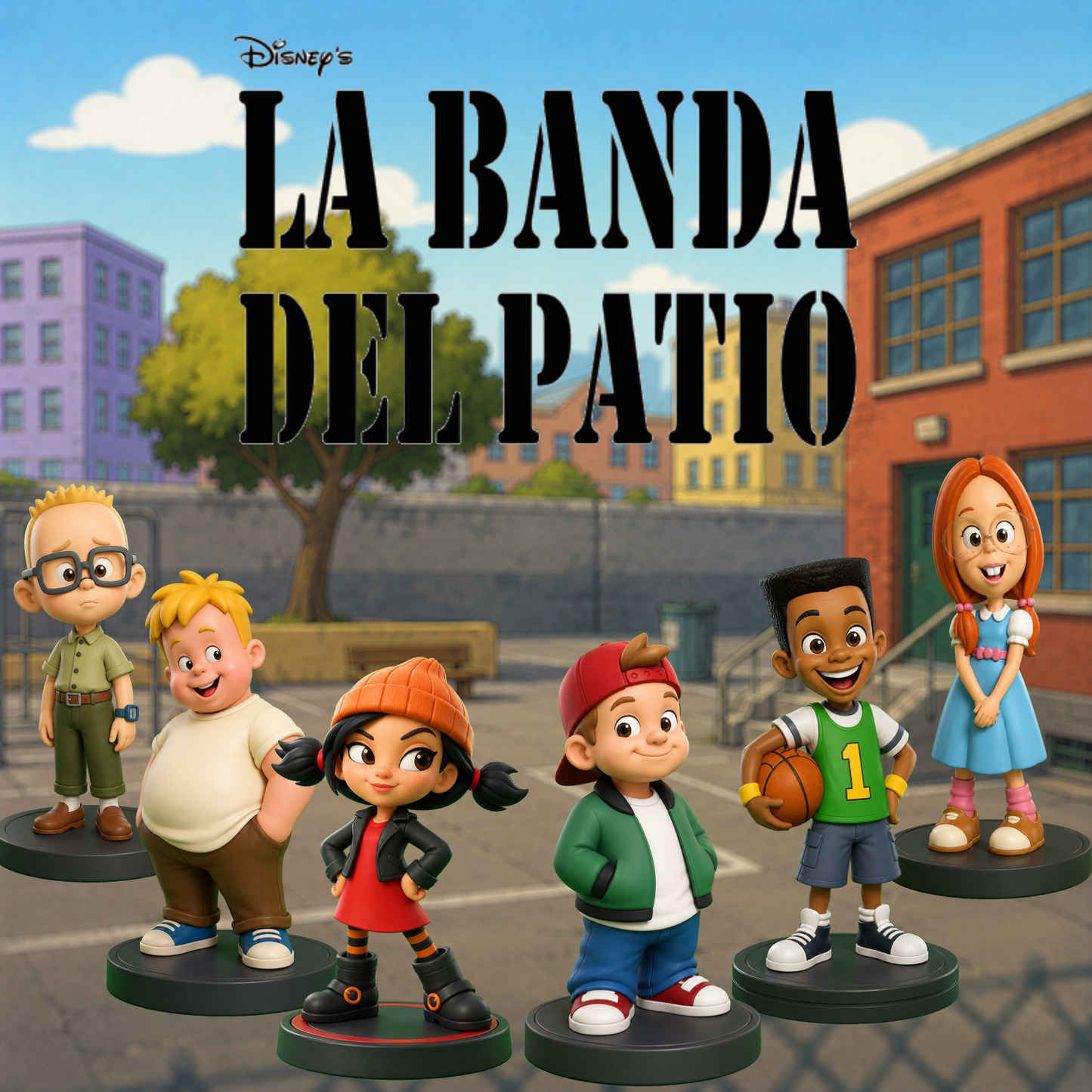 LA BANDA DEL PATIO PACK (6 FIGURAS)