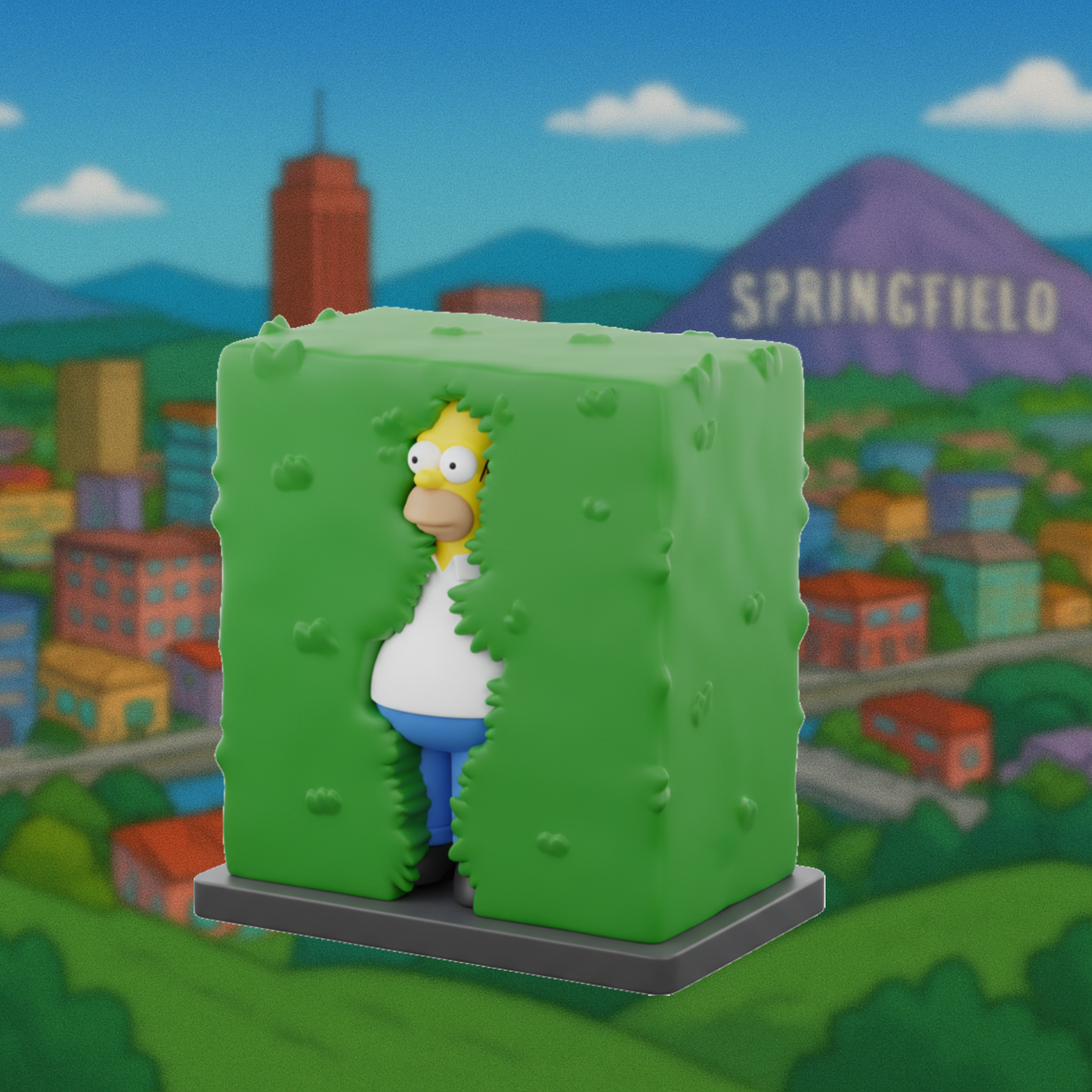 HOMER EN EL ARBUSTO - LOS SIMPSON