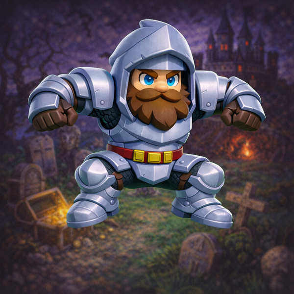 ARTHUR CON ARMADURA - GHOSTS 'N GOBLINS