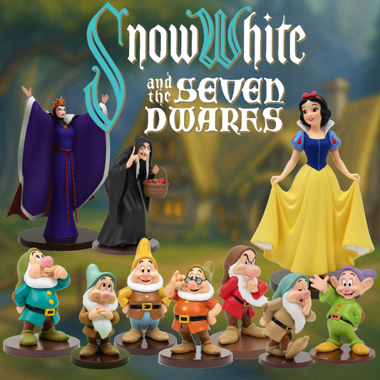 BLANCHE-NEIGE ET LES 7 NAINS PACK (10 FIGURINES)