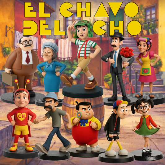 PACK EL CHAVO DEL OCHO (10 FIGURAS)