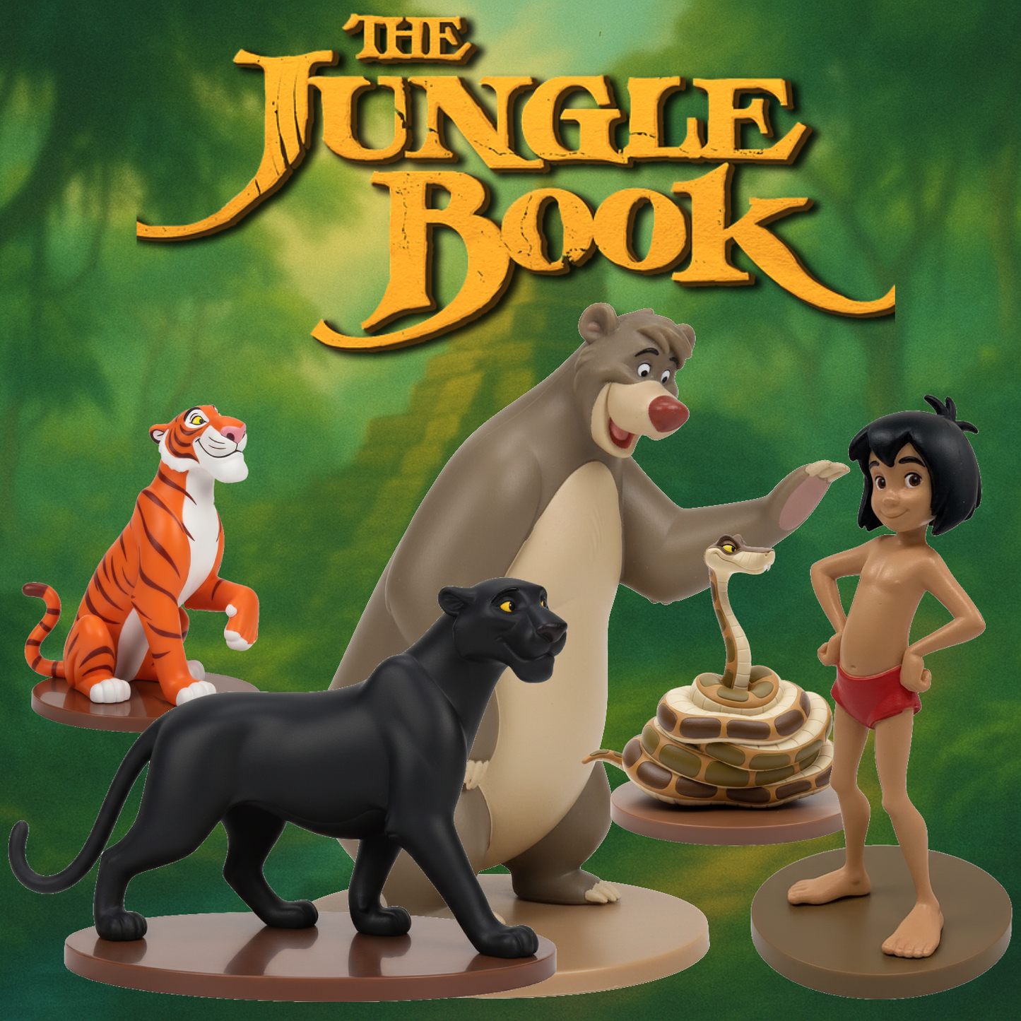 LE LIVRE DE LA JUNGLE PACK (5 FIGURINES)
