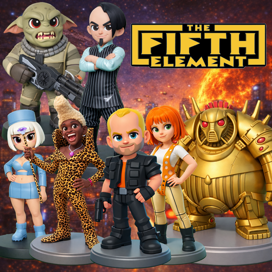EL QUINTO ELEMENTO PACK (7 FIGURAS)
