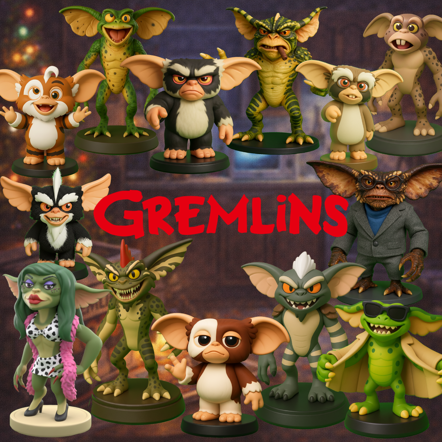 PACK DE GREMLINS (13 FIGURINES)