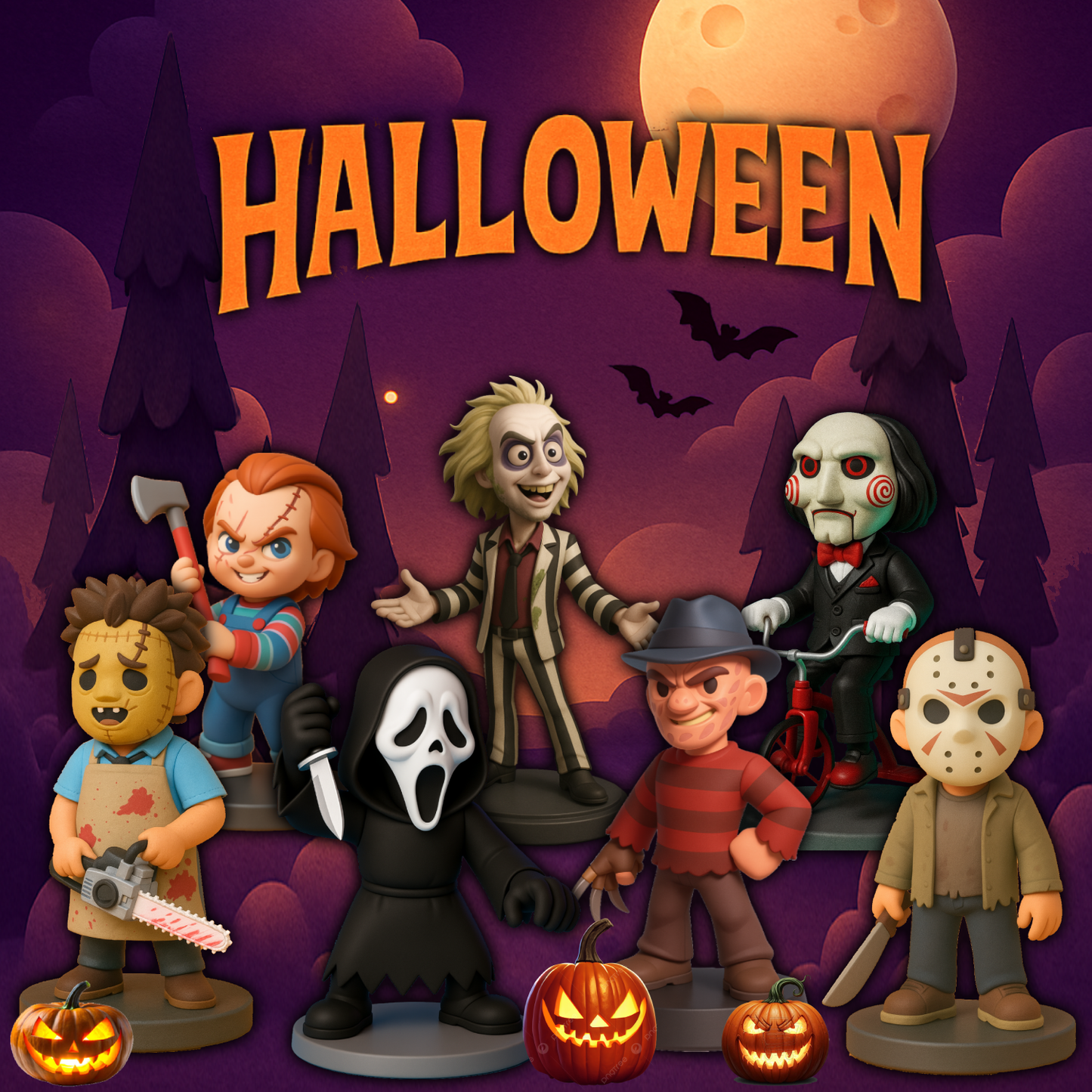 HALLOWEEN PACK (7 FIGURAS)