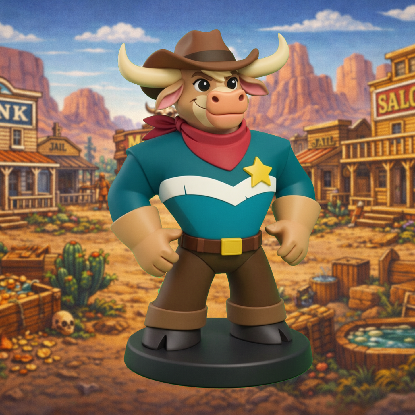 MARSHALL MOO MONTANA - WILD WEST C.O.W.-BOYS OF MOO MESA