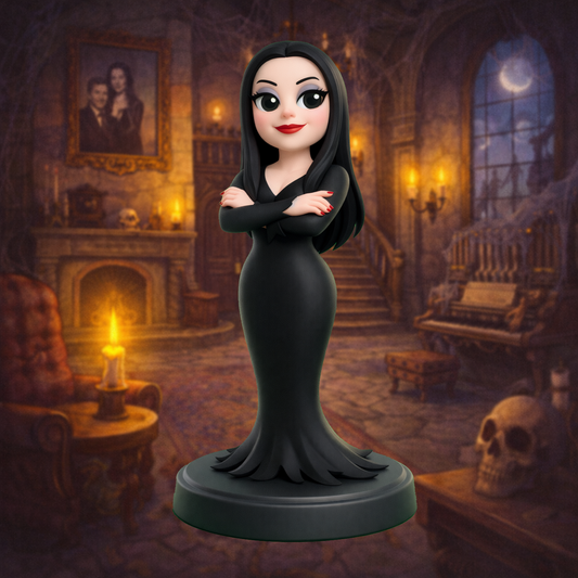 MORTICIA ADDAMS - LA FAMILLE ADDAMS