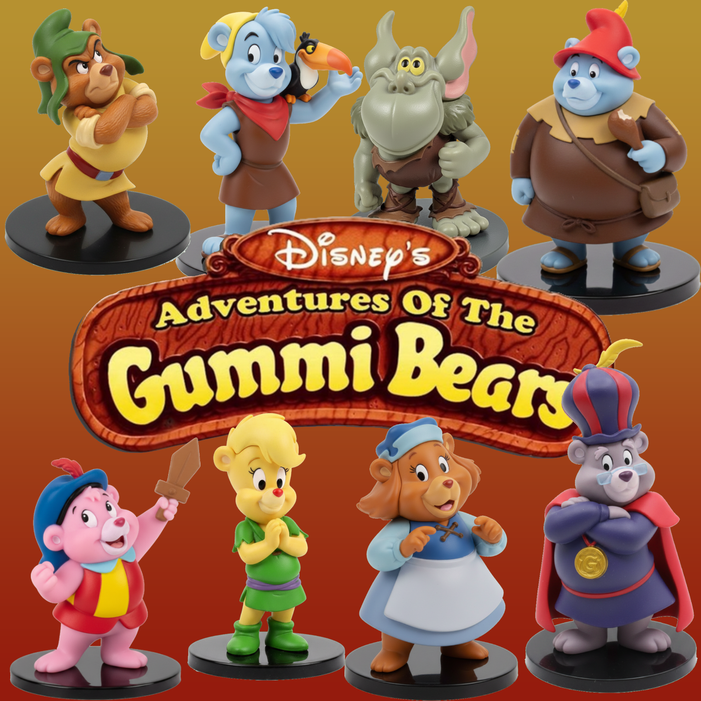 LOS OSOS GUMMI PACK (8 FIGURAS)