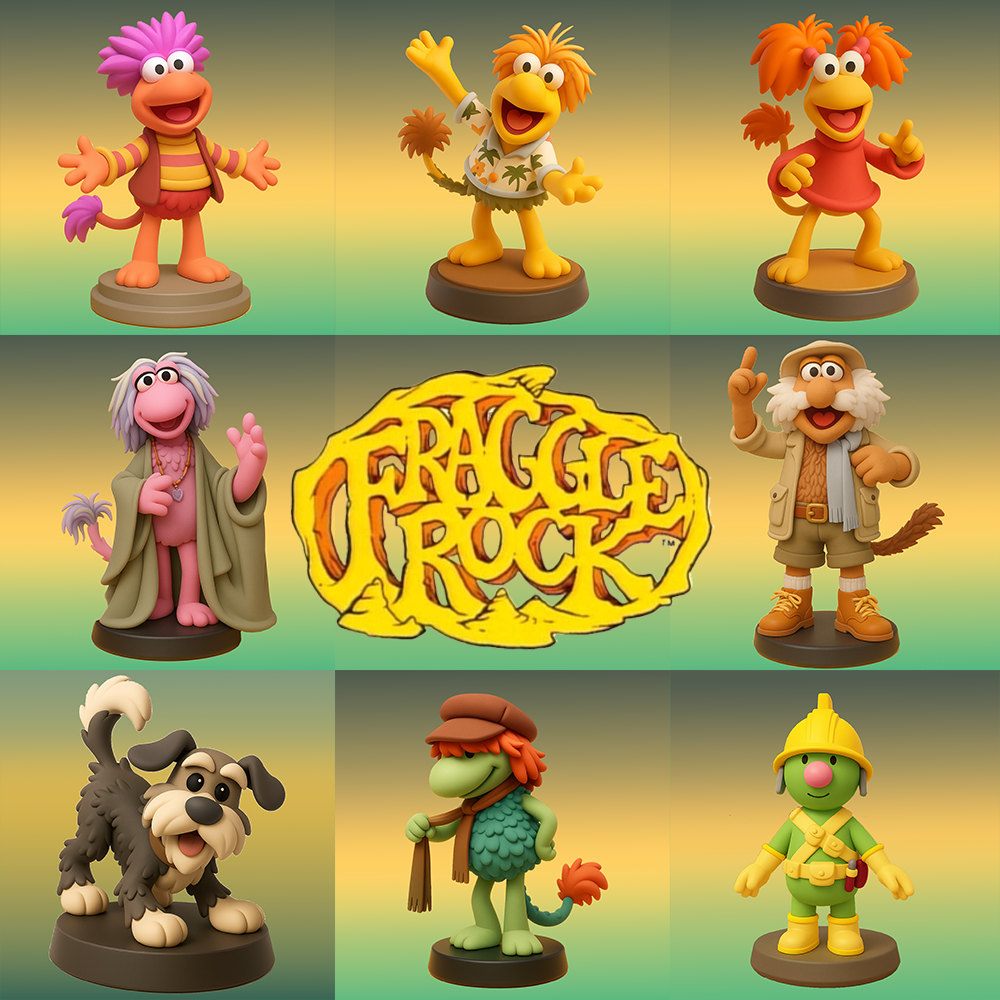 FRAGGLE ROCK PACK (8 FIGURES)