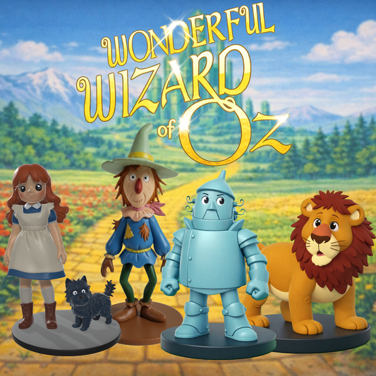 LE MERVEILLEUX MONDE D'OZ PACK (4 FIGURINES)