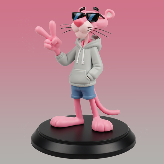 LA PANTHÈRE ROSE EN SWEAT-SHIRT