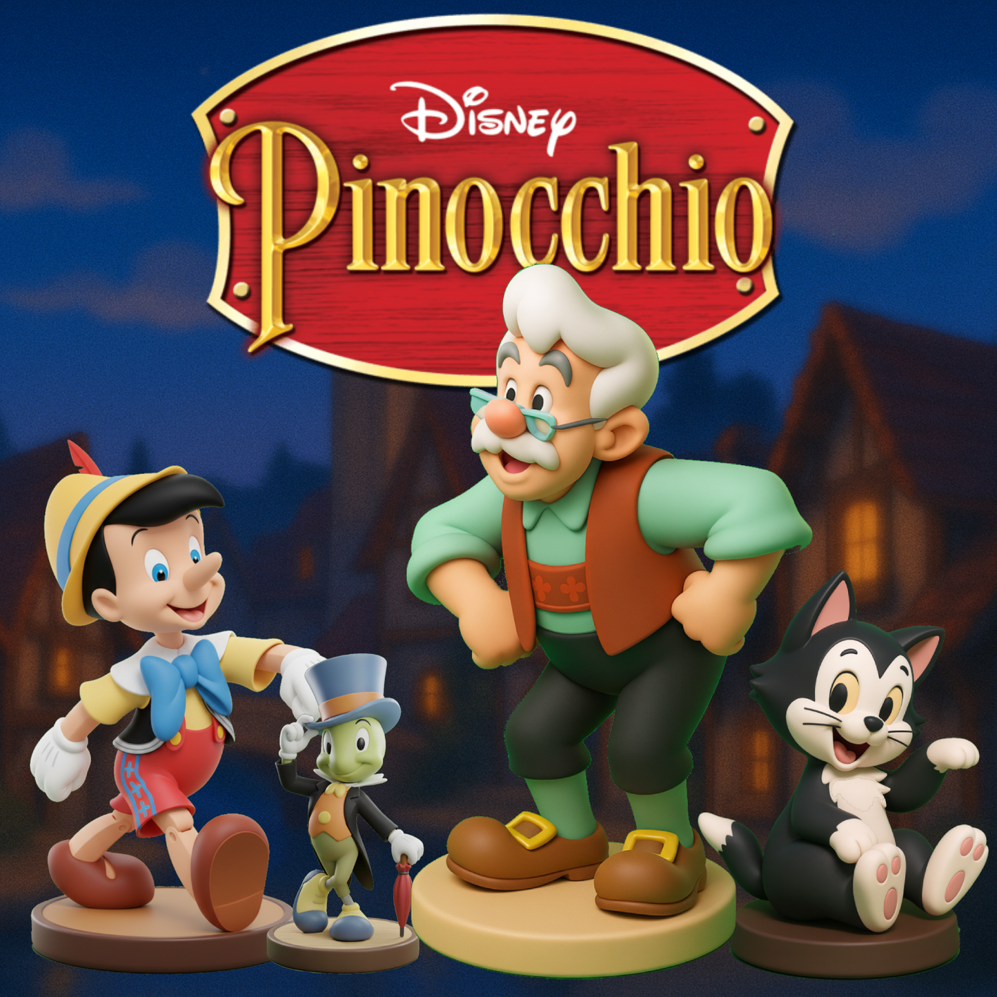 PINOCCHIO PACK (4 FIGURES)
