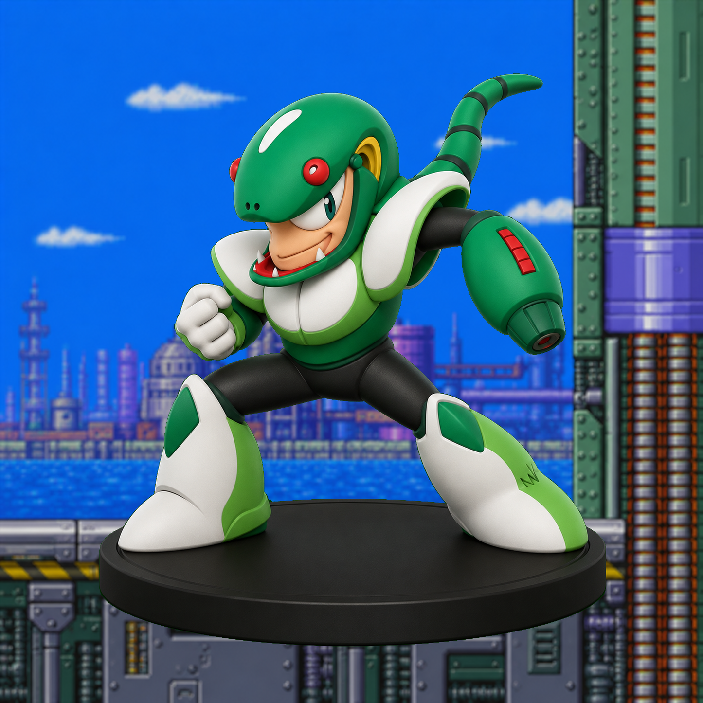 SNAKE MAN - MEGA MAN 3